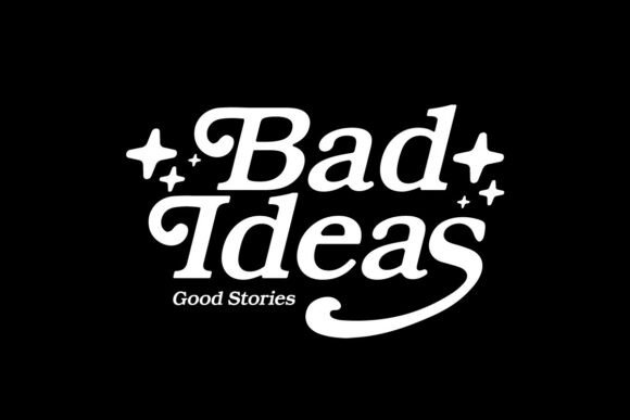 Bad Ideas Retro Typography Graphic: Your Next Bold Branding Move