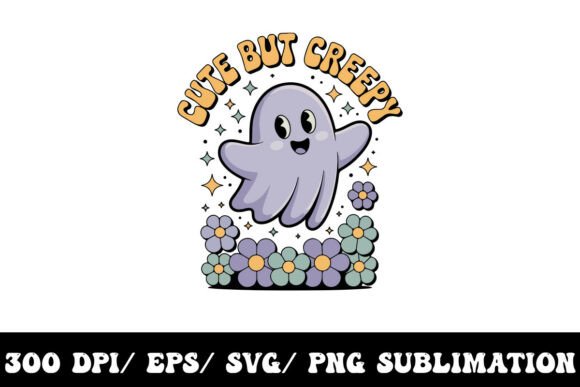 Cute but Creepy Halloween Graphic: Your Spooky Design Solution