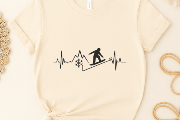 Designing for the Slopes: Snowboarding T-shirt Design Graphic Png