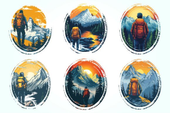 Hiking Vector Graphic: Essential Design Assets